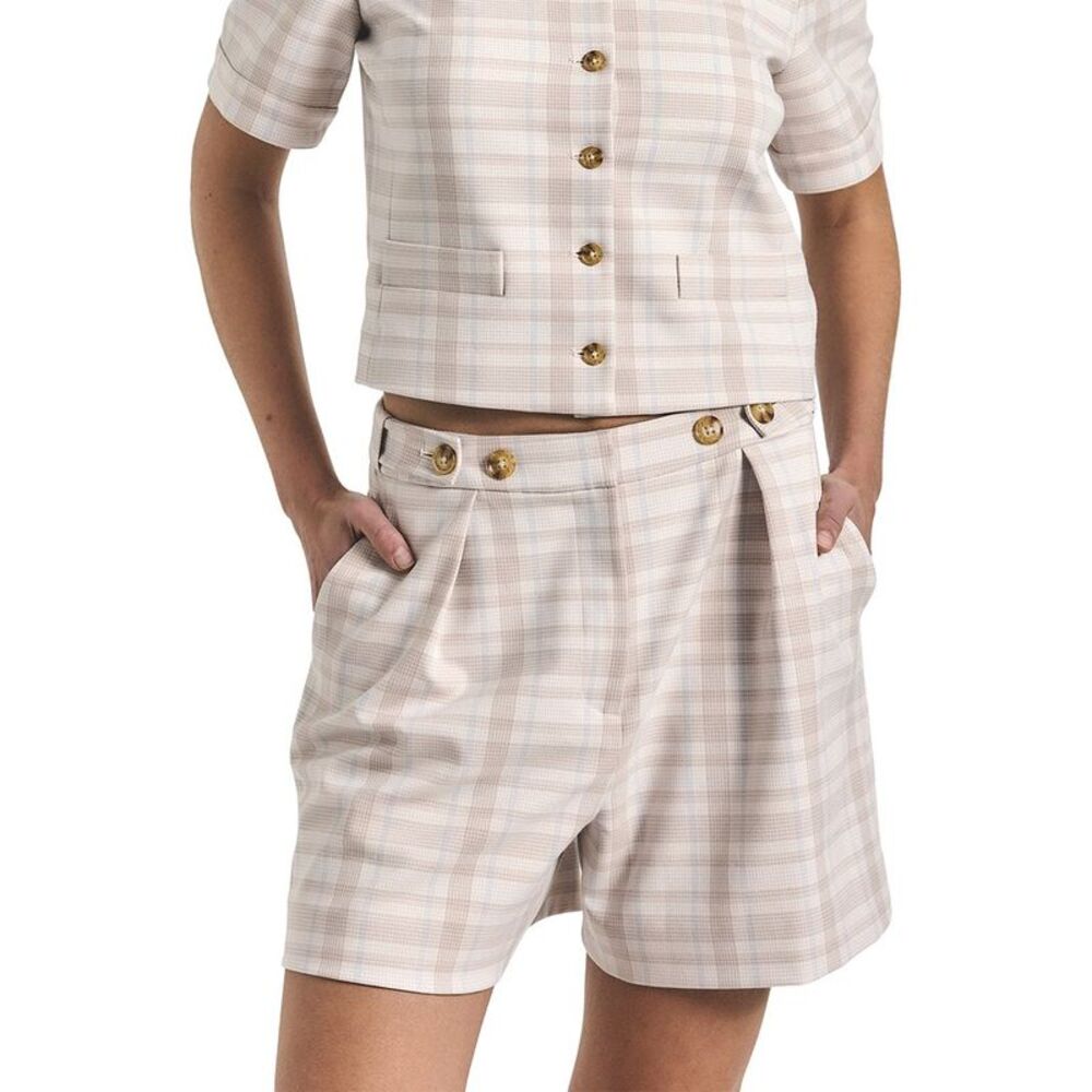 Derek Lam 10 Crosby Womens  Boswell Short, Beige